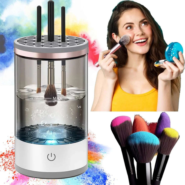 Electric Cosmetic Brush Cleaner - All - Gadgetry