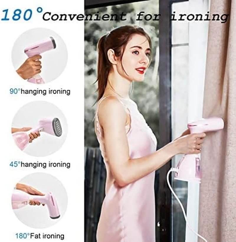 Portable Handheld Garment Steamer with Fast Heat - Up and Large Water Tank - All - Gadgetry