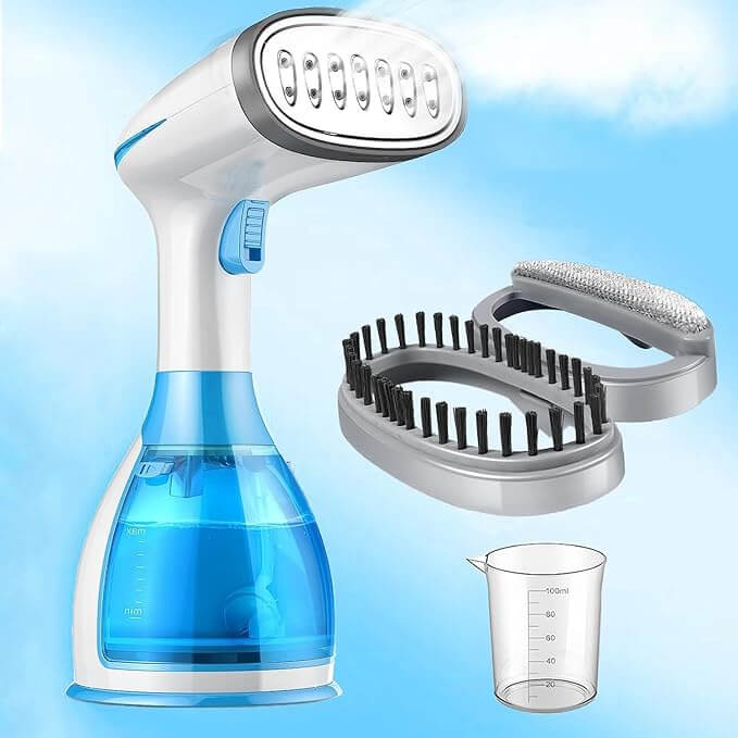 Portable Handheld Garment Steamer with Fast Heat - Up and Large Water Tank - All - Gadgetry