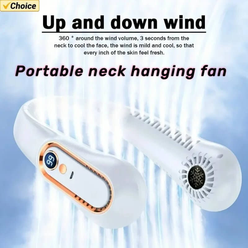 Portable Hanging Summer Neck Fan - All - Gadgetry