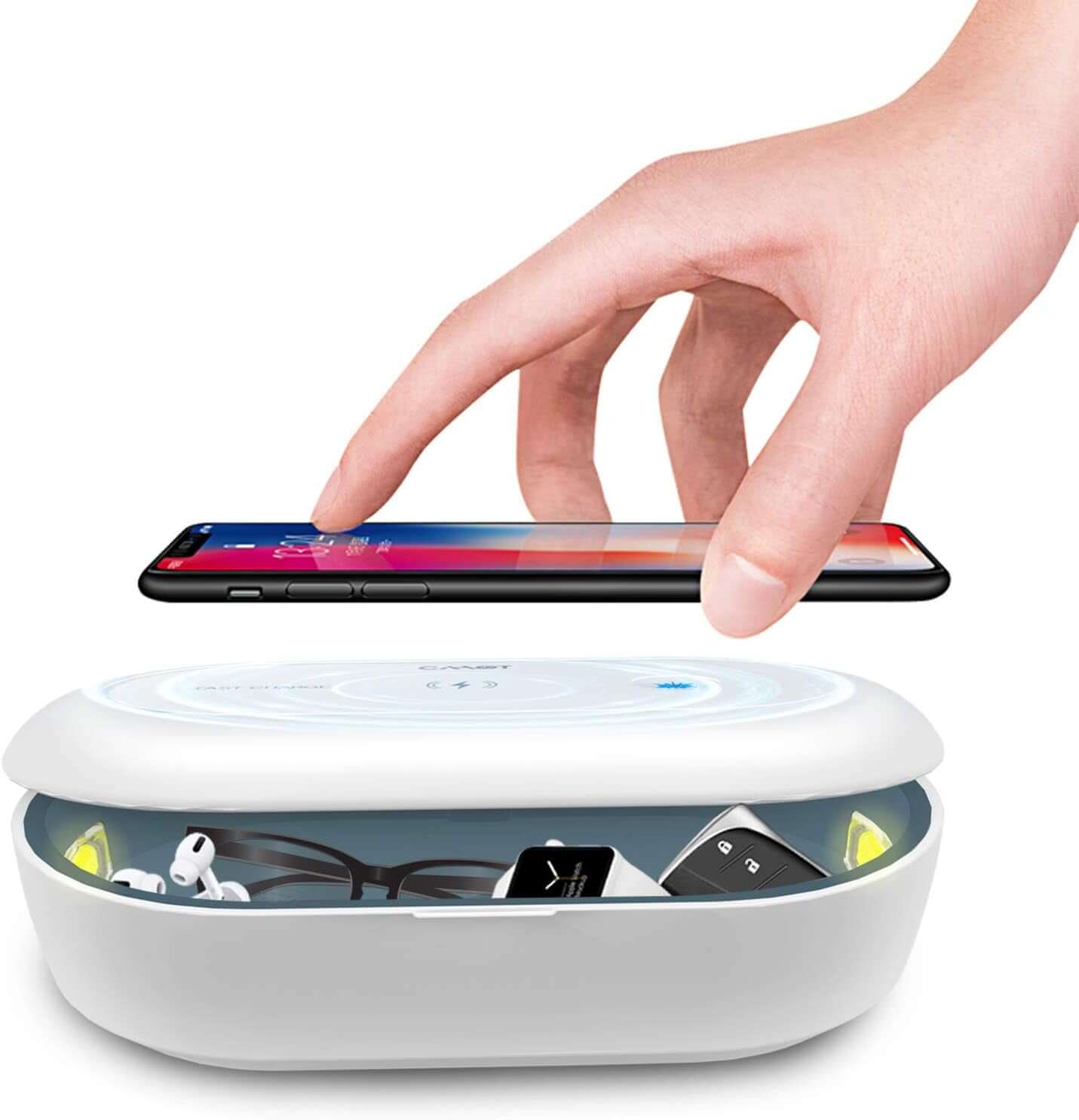 Portable UV Light Sanitizer Box - Disinfect Phones, Keys, Glasses & More - All - Gadgetry