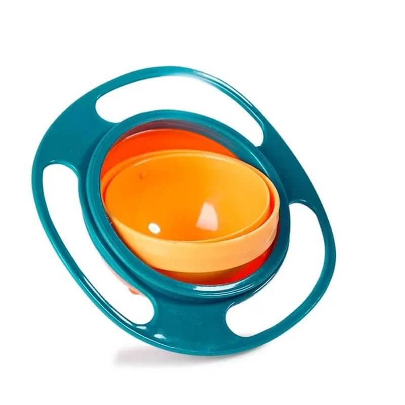 Universal Gyro Bowl Children Rotary Balance Novelty Gyro 360 Rotate Spill Proof Feeding Dishes Baby Training Rotary Balance Toy - All - Gadgetry