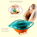 Universal Gyro Bowl Children Rotary Balance Novelty Gyro 360 Rotate Spill Proof Feeding Dishes Baby Training Rotary Balance Toy - All - Gadgetry